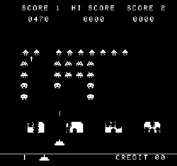 Super Invader Attack screen shot game playing